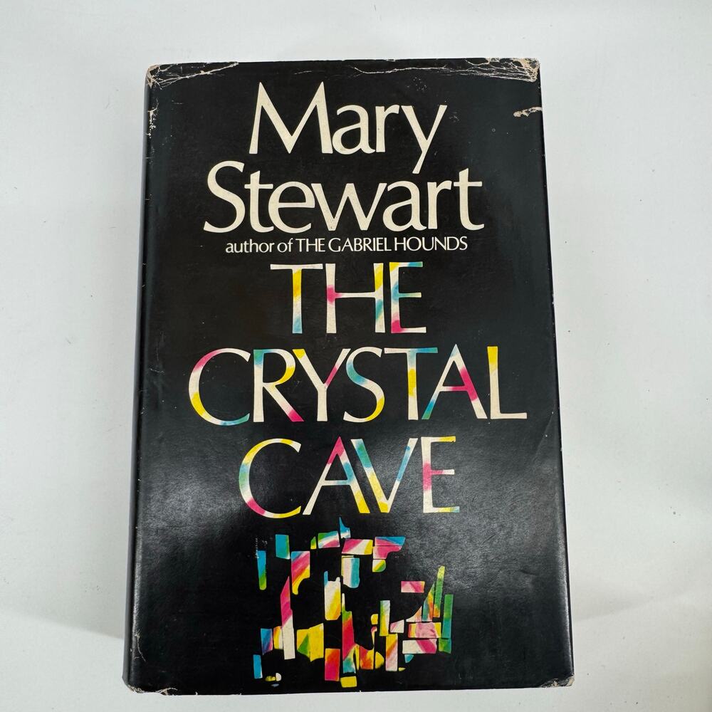 Mary Stewart The Crystal Cave 1970 Book Club Edition Vintage Arthurian Fantasy